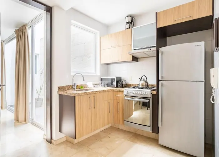 Сasa de vacaciones Condesa Amsterdam 302 Fantastic 1bed 1bath On Amsterdam Av
